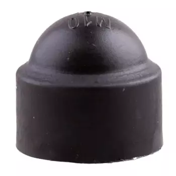 Заглушка на болт 8x17 мм цвет черный 4 шт.