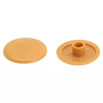Заглушка на конфирмат 12 мм цвет бежевый 50 шт.