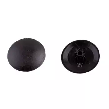 Заглушка на конфирмат 7x12 мм цвет черный 50 шт.