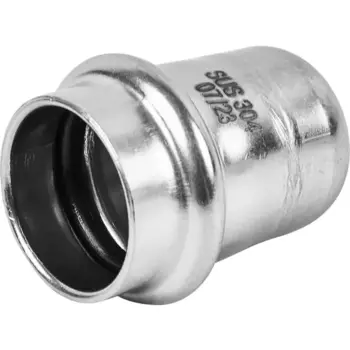 Заглушка Rommer 22 мм нержавеющая сталь