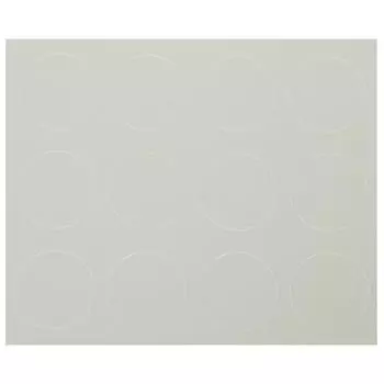 Заглушка самоклеящаяся 18 мм меламин цвет белый, 21 шт.