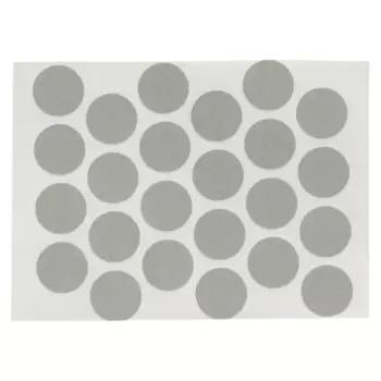 Заглушка самоклеящаяся F509 ST2 20 мм цвет алюминий 24 шт.