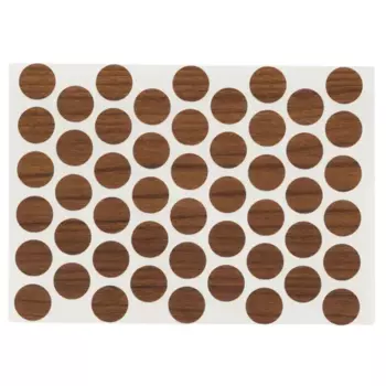 Заглушка самоклеящаяся H3704 ST15 14 мм цвет орех 50 шт.