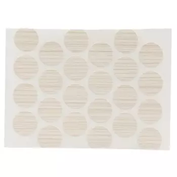 Заглушка самоклеящаяся Н1424 ST22 20 мм цвет кремовый 24 шт.