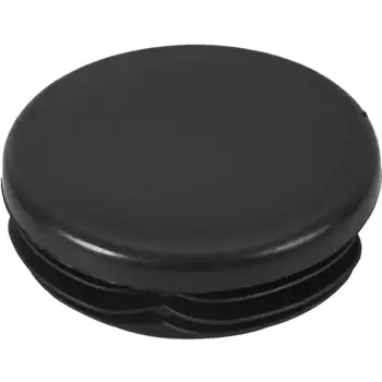 Заглушка универсальная 48 мм полипропилен черный, 4 шт.