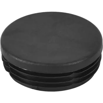 Заглушка универсальная 50 мм полипропилен черный, 4 шт.