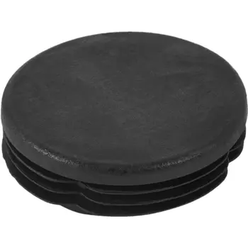 Заглушка универсальная 57 мм полипропилен черный, 4 шт.