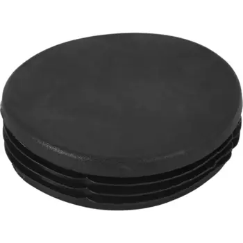 Заглушка универсальная 60 мм полипропилен черный, 4 шт.