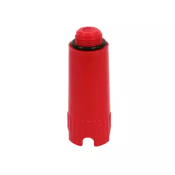 Заглушка 1/2" мм ВР поливинилиденфторид красная