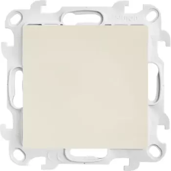 Заглушка встраиваемая Simon 24 без заземления цвет слоновая кость