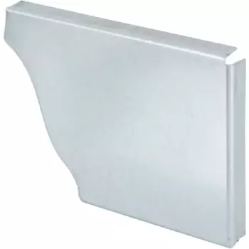 Заглушка желоба правая 120x86 оцинкованный