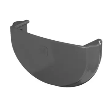 Заглушка желоба ПВХ Технониколь Оптима 29 мм 120 мм цвет серый