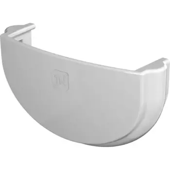 Заглушка желоба ПВХ Технониколь Оптима 29 мм 120 мм цвет белый