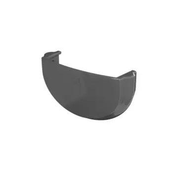 Заглушка желоба ПВХ Технониколь Оптима 80x120 мм цвет серый