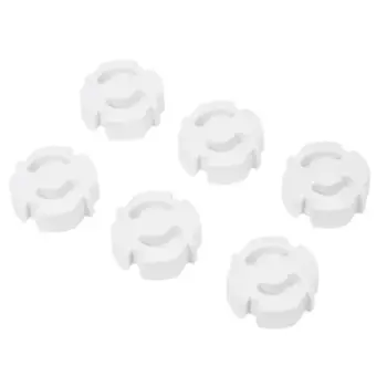 Заглушки для розеток Halsa пластик цвет белый 6 шт.