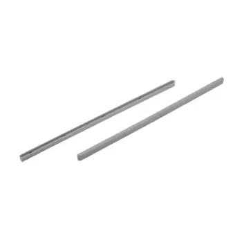 Заглушки на кронштейн Larvij 0.7x6x48 см пластик цвет алюминий