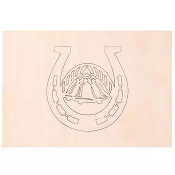 Заготовка для выпиливания лобзиком Дельта «Подкова»