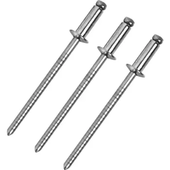 Заклепка вытяжная нержавеющая сталь 3.2x8 мм 50 шт.