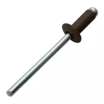 Заклепка вытяжная 3.2x8 мм цвет темно-коричневый 50 шт.