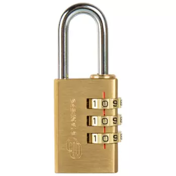 Замок кодовый Standers 30 мм, латунь