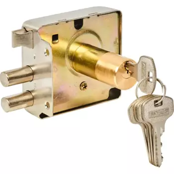 Замок накладной Apecs 0556-C-NIS, цвет матовый никель