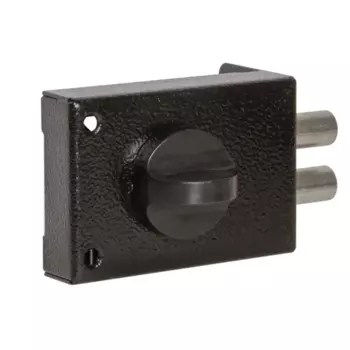 Замок накладной RL 12Р, цвет черный