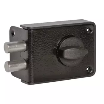 Замок накладной RL 131, цвет черный