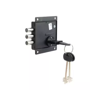 Замок накладной сувальдный ЗН4 800.0.0, цвет серебристый