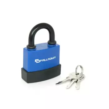 Замок навесной Palladium 907WP-50 49x53 мм, нержавеющая сталь