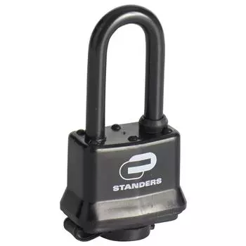 Замок внешний сталь 44мм с длинной дужкой