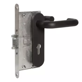 Замок врезной 772, цвет черный