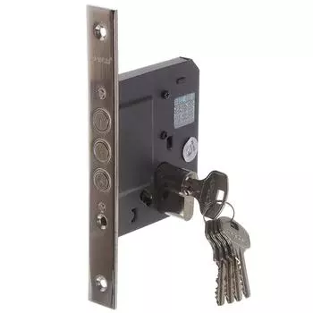 Замок врезной Apecs 91/60, цвет хром