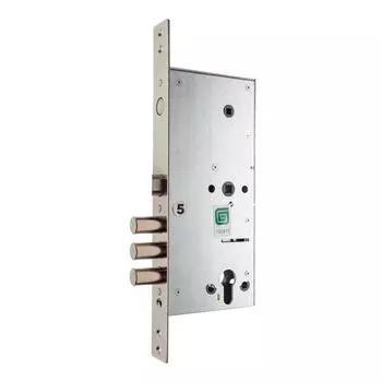 Замок врезной Гардиан-3215, цвет хром