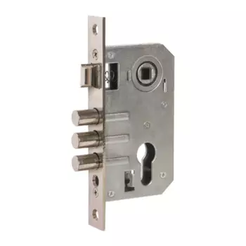 Замок врезной Skin ЗВ7-60, цвет никель