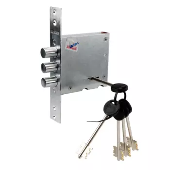 Замок врезной сувальдный Border 87310-ЗВ8-8Г/15 цвет хром