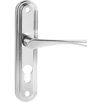 Замок врезной входной ЗВ7, цвет хром