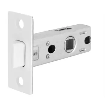 Защелка межкомнатная металл цвет белый