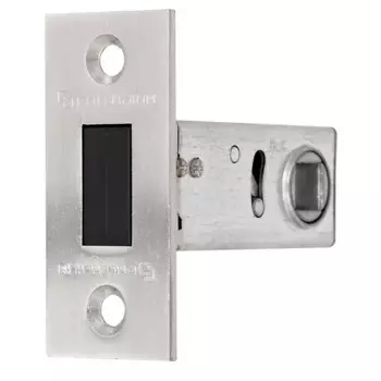 Защелка межкомнатная 100-М 70x20 мм сталь цвет матовый никель