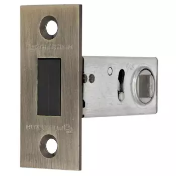 Защелка межкомнатная 100-М 70x20 мм сталь цвет бронза