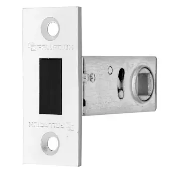 Защелка межкомнатная 100-М 70x20 мм сталь цвет белый