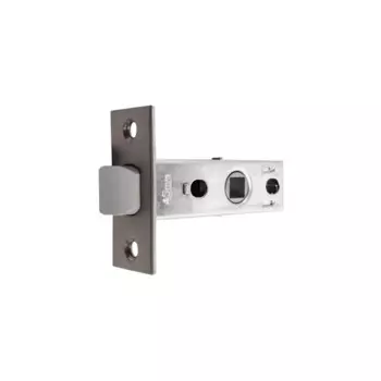 Защелка межкомнатная Palladium 400 70x20 мм сталь цвет графит