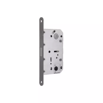 Защелка межкомнатная 600-M 77x132 мм сталь цвет графит