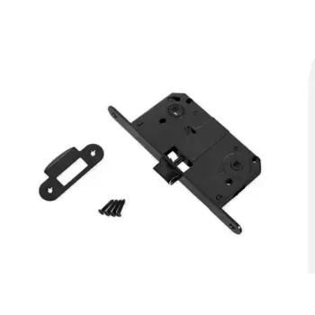 Защелка под фиксатор металл цвет черный