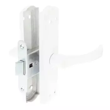 Защелка с фиксацией Avers ЗЩ1Д-2-6, 190x54 мм, сталь, цвет белый