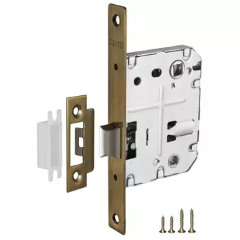 Защелка врезная Punto METL72-50 165x165x74 мм сталь цвет бронза
