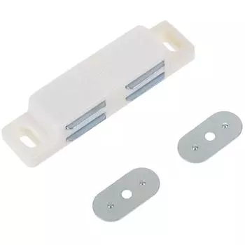 Защёлка магнитная Amig Модель 20 75x18 мм ПВХ цвет белый