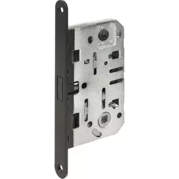 Защёлка под фиксатор 50-96 196x195x18 мм магнит цвет черный