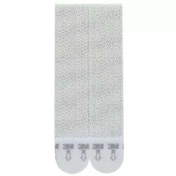 Застежки для картин Command большие, пластик, цвет белый, 4 пары