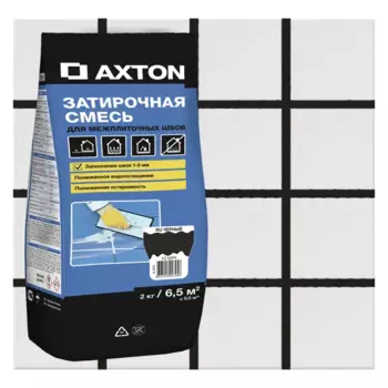 Затирка цементная Axton А.200 цвет чёрный 2 кг