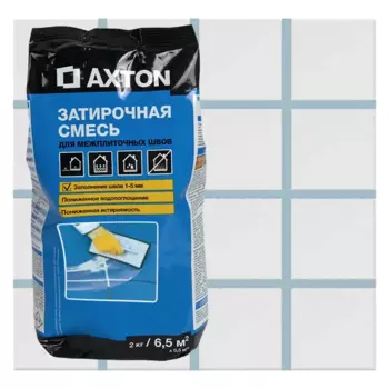 Затирка цементная Axton А.510 цвет лазурь 2 кг